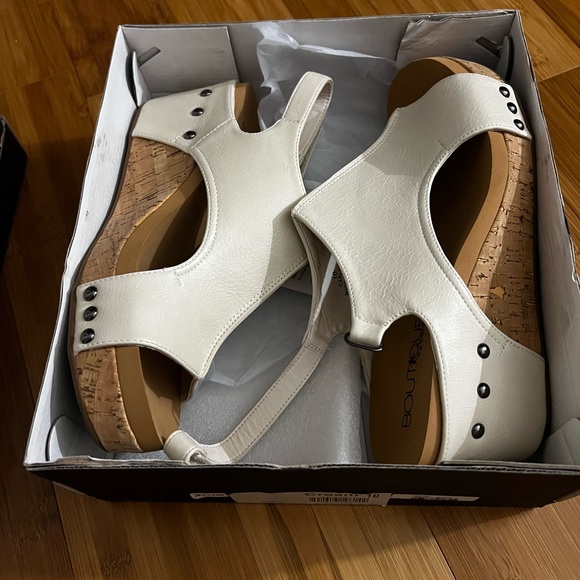 CORKYS Women’s 10 Cream Wedge - Picture 3 of 7